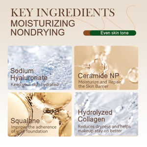 <span class=keywords><strong>Crème</strong></span> Hydratante <span class=keywords><strong>Teintée</strong></span> Éclatante Marque Blanche OEM à l'Acide Hyaluronique, Squalane et Céramide pour Peaux Sèches – Soin Anti-Âge Visage – Vente en Gros - Product Image 5