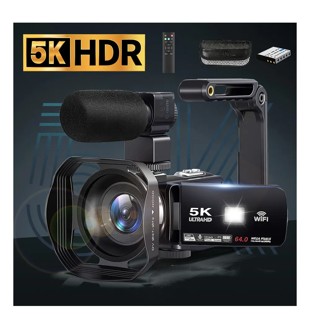 5k en iyi Dslr kamera profesyonel fotoğraf Dslr kamera profesyonel destek Wifi Retro kamera fotoğraf için