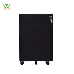 YL di động tủ với 3-ngăn kéo di động văn phòng Kim loại lưu trữ tủ với bánh xe di chuyển tập tin & mail đóng gói cho các trường học & văn phòng - Product Image 2