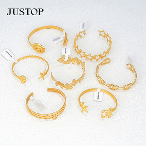 Pulseras OEM/OEM Personalizadas, de Acero Inoxidable, Resistentes al Agua, con Baño de Oro, Joyería de Moda Hipoalergénica, Justop Spot Portfolio 4 - Product Image 5