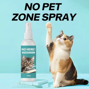 Spray Répulsif pour Chats à l'Huile Essentielle d'Agrumes Naturelle, Non Toxique, pour Zones Restreintes, Empêche les Chats de Faire <span class=keywords><strong>Pipi</strong></span>, Sûr pour l'Intérieur, Nettoyage Efficace - Product Image 3