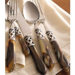 OEM Custom Made Cutlery Set with Golden Finished <b>Antique</b> Style Handmade Cutlery Set <b>For</b> <b>Sale</b> By Exporters - Product Image 3