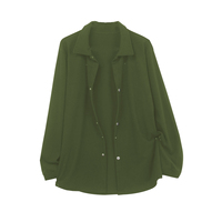 Chemise à manches longues surdimensionnée de haute qualité pour homme, taille plus, boutonnage simple, haut polyvalent, décontracté au quotidien, automne, 100% polyester