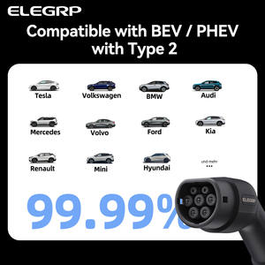 Cargador de Vehículos Eléctricos Portátil ELEGRP de Alta Calidad, 16A, Resistente al Agua, Tipo 2, con Cable de Carga y Potencia de Carga Ajustable - Product Image 6