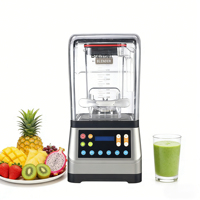 Licuadora Comercial Multifuncional de Alta Resistencia para Hacer Smoothies, a Prueba de Fugas, Trituradora de Hielo para Restaurantes, Hoteles, Cafeterías y Bares