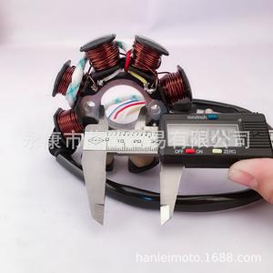 Bobina de Encendido Doble para Motocicleta de Carreras, Ocho Bobinas de 0 Grados para Motocicletas de Cuatro Tiempos y 50cc, Embalaje en Caja - Product Image 2