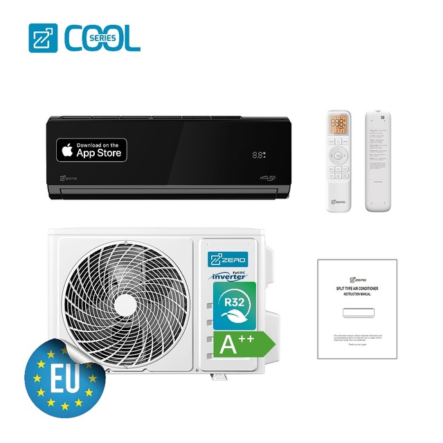 ZERO EU New Efficiency DC R32 Wall Mounted New Type Heat Pump Mini Split Air Conditioner Inverter Smart Air Conditioning