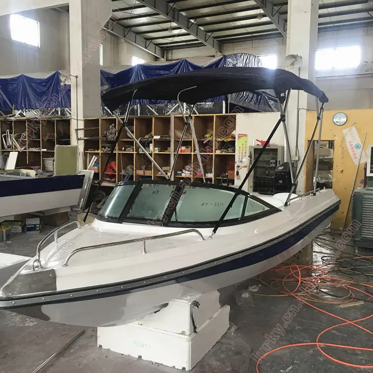 high speed cheap price fishing fiberglass outboard sport leisure boat Water Play Equipment