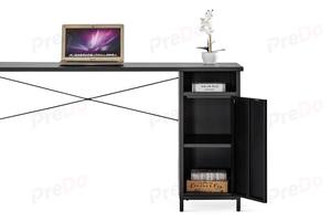 โต๊ะคอมพิวเตอร์เหล็ก <span class=keywords><strong>Predo</strong></span> OD50701 พร้อมตู้เก็บของบานเดี่ยว โต๊ะทำงานโลหะทันสมัย ประกอบง่าย พร้อมที่เก็บของ - Product Image 6