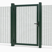 Clôture en treillis métallique de sécurité 358, panneau anti-escalade soudé avec grille horizontale dense pour périmètre