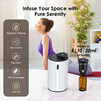 Portable électrique numérique écran diffuseur sans eau Machine alimenté par batterie voiture type-c Rechargeable pour huile essentielle métal