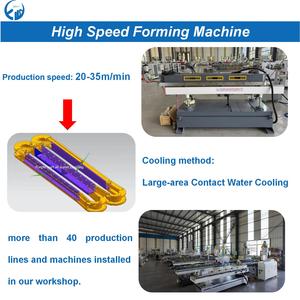 Ligne de production d'extrusion de tuyaux ondulés en LDPE PE, 35 m/min, haute vitesse, fabricant de tubes à paroi simple, équipement d'extrusion - Product Image 4