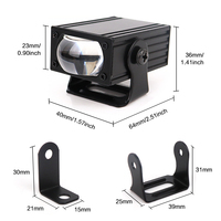 Luz LED U37 de 12w de Alta Relación Calidad-Precio, Luz Estroboscópica Blanca y Amarilla, Lámpara Antiniebla LED, Iluminación Externa para Motocicleta y Automóvil