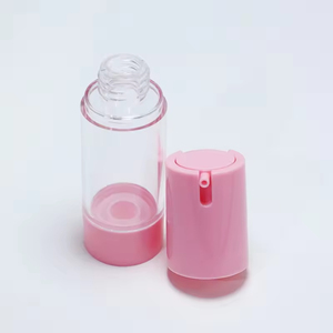 Fashion 30ml 50ml 15ml AS PP Rubber Refillable 33mm Frosting Matte <b>Black</b> Airless <b>Pump</b> Bottle With Cream <b>Pump</b> for Cosmetic - Product Image 3