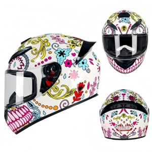 Casco de motocicleta de cara completa con carcasa ABS aprobada por CCC, casco Universal para todas las estaciones para hombres - Product Image 3