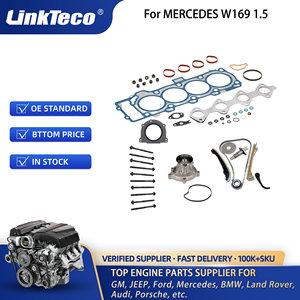 Set di bulloni per guarnizioni a testa Linkteco KIT catena di distribuzione e pompa dell'acqua per <span class=keywords><strong>MERCEDES</strong></span> W169 1.5 A150 <span class=keywords><strong>A160</strong></span> 04-12 - Product Image 4