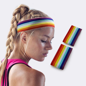 Fascia per fascia da polso con testo Hip Hop fascia per basket Street Dance Unisex da corsa fascia per Fitness - Product Image 1