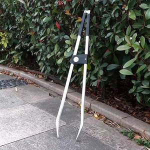 Nuevo recogedor de basura de doble varilla para saneamiento, recolector de basura doméstico, recogedor de objetos de aleación de aluminio, recogedor de mufos de cigarrillos - Product Image 2