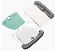 Ustensiles de pâtisserie écologiques en acier inoxydable, lot de 2 spatules en plastique, spatule à gâteau