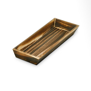 ถาดไม้ลองเน็งทรงสี่เหลี่ยมสำหรับตกแต่งและจัดแสดงเทียนในวันหยุด ขนาด 12x6 นิ้ว - Product Image 2