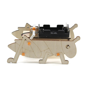Kit de Ciencia Jumping Grasshopper 1, Modelo de Madera, Juguete Educativo a Pilas para Niños de 7 a 9 Años, Aprendizaje STEM DIY - Product Image 1
