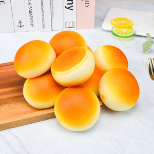 Jincan Juguete Antiestrés de PU de Rebote Súper Lento, Simulación de Bollo al Vapor Pequeño Wangzai, Unisex, Juguete de Descompresión, Juguete de Comida, Pan de Juguete - Product Image 1