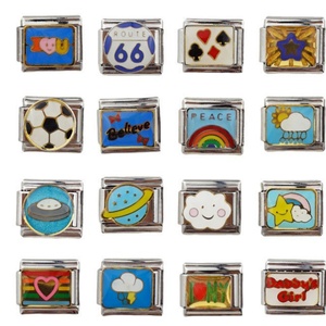 Italian Style New Modular <b>Charm</b> Bracelet Series Stainless Steel Personalized Assembly Chain Weather Series Fashion Style Unisex - Product Image 2