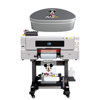 2025 potongan A3 UV stiker DTF Inkjet Pet Film lembar UV mesin cetak harga rendah Transfer UV DTF stiker Printer 1 tahun