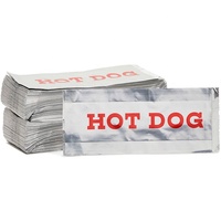 Emballage en papier d'aluminium pour kebab, burger, poulet rôti frit, sacs pour restauration rapide