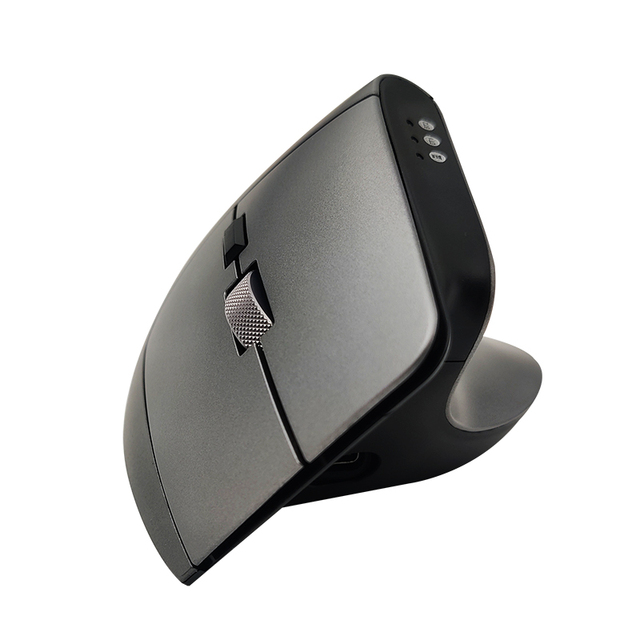 VCOM Vertical Ergonomic Mouse with USB Receiver Dual-mode 2.4GHz Wireless Optical Mouse Adjustable DPI 1000 1600 2400