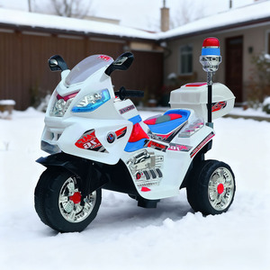 Heißer Verkauf Kinder Offroad-Rennwagen Aufsitz-Autos Motorräder Baby-Fahrrad Elektrisches Motorrad Spielzeug Dreiräder Polizei Musik Lichter <span class=keywords><strong>3</strong></span> Räder - Product Image 1