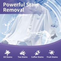 Feuilles de lessive sans plastique parfum lavande, feuilles de savon pour le linge, pour le voyage et la maison