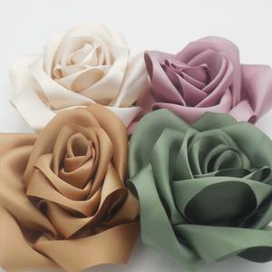 11 ، إكسسوارات شعر للفتيات ، زخارف زهرية لحرف يدوية ، دبابيس شعر من الساتان 17 لونًا - Product Image 2