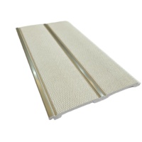 Panneau mural 3D de décoration intérieure personnalisé de 7 pouces persiennes en PVC PS imperméables en plastique polystyrène charbon de bois prix d'usine