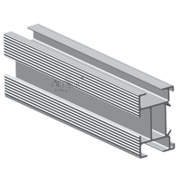 Rail solaire en aluminium ARTSIGN haute résistance avec accessoires de fixation complets pour système solaire sur toit métallique