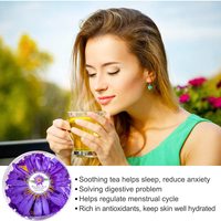 Lan lian hua Thé de fleurs de lotus bleu séché relaxant égyptien à base de plantes naturelles