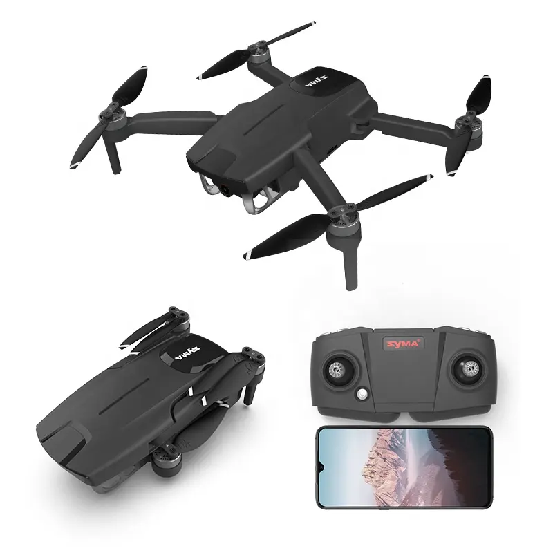 Grosir produk baru drone mini SYMA W3 kamera 4k video GPS rang panjang 5G follow me drone lipat