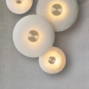 Lampada <span class=keywords><strong>da</strong></span> <span class=keywords><strong>Parete</strong></span> LED Decorativa di Lusso in Marmo Stile Nordico per Corridoio, Soggiorno e <span class=keywords><strong>Camera</strong></span> <span class=keywords><strong>da</strong></span> <span class=keywords><strong>Letto</strong></span> - Product Image 3