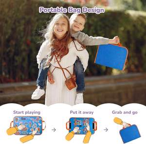 Recién llegados, regalo <span class=keywords><strong>de</strong></span> Navidad, paquete <span class=keywords><strong>de</strong></span> 12, tablero <span class=keywords><strong>de</strong></span> historias <span class=keywords><strong>de</strong></span> <span class=keywords><strong>fieltro</strong></span>, cuentos <span class=keywords><strong>de</strong></span> hadas, franela plegable con actividades preescolares - Product Image 4