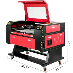 MJB New 7050 100w CO2 glass laser Engraving Cutter Machine with Water Chiller