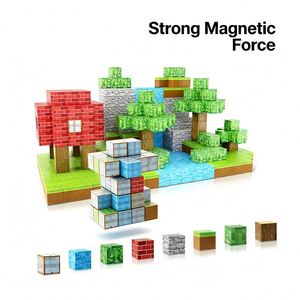 Dropshipping TOYSRUNNER MC25129 Juego de Construcción de Cubos Magnéticos STEM Educativo de Fantasía Científica Sensorial Bloques de Construcción de Plástico - Product Image 6