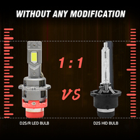 Bombilla LED para Faros Delanteros CGD D2SR, Conexión Directa, 45W, 6500K, Reemplazo de Xenón HID D2S D2R, Actualización de Iluminación Automotriz, Bombilla Original