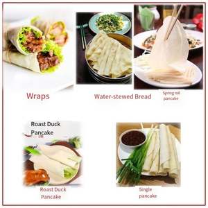 Machine automatique pneumatique en acier inoxydable pour la formation de tortillas, pizzas, crêpes, bases de pâte à pizza, pita et naan - Product Image 6