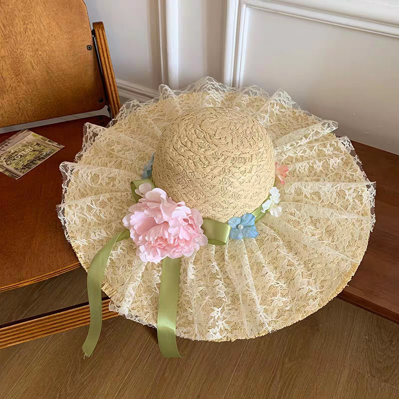 Gaze pivoine poudrée-beige