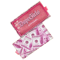 Boîte à cils en forme de valise en vison créative et mignonne, boîte de rangement pour cils 3D, impression de lamination brillante mate, boîtes rigides pour cils, pour crème pour les yeux et blush