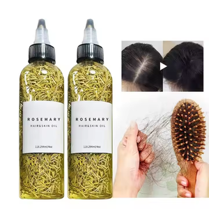 Marque privée Huile de cheveux naturelle et biologique au romarin Anti-chute de cheveux Réparation du cuir chevelu Huile de romarin Bio pour la croissance des cheveux - Product Image 3