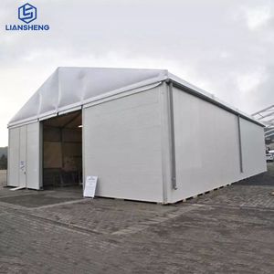 Puerta Enrollable de Pared para Exteriores, Carpa Temporal Móvil de Construcción con Estructura de Aluminio para Almacenamiento Industrial - Product Image 1