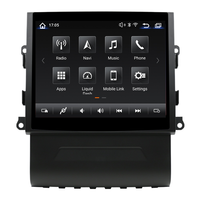 Autoradio GPS Android 8,4 pouces IPS avec écran tactile, CarPlay sans fil, DSP, navigation, montage sur tableau de bord OEM, noir, 1 an de garantie, Macan 2017