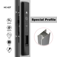 Cerradura Inteligente con Huella Dactilar y Entrada sin Llave para Puerta y Ventana Corredera, Compatible con la Aplicación Tuya