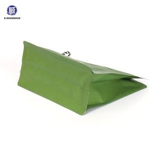 Sachets d'emballage à fond plat recyclables personnalisés en gros pour café et aliments pour animaux de compagnie, 250g 500g, impression par gravure - Product Image 5